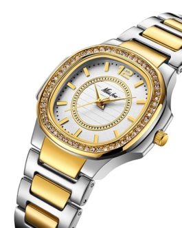 Fashion Elegant Stainless Steel Waterproof Quartz Wristwatch