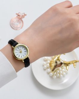 Fashion Elegant Vintage Leather Small Wristwatches