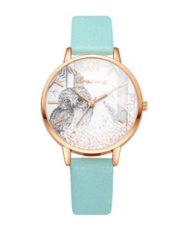 Fashion Removable Rhinestone Stainless Steel Wrist Watch