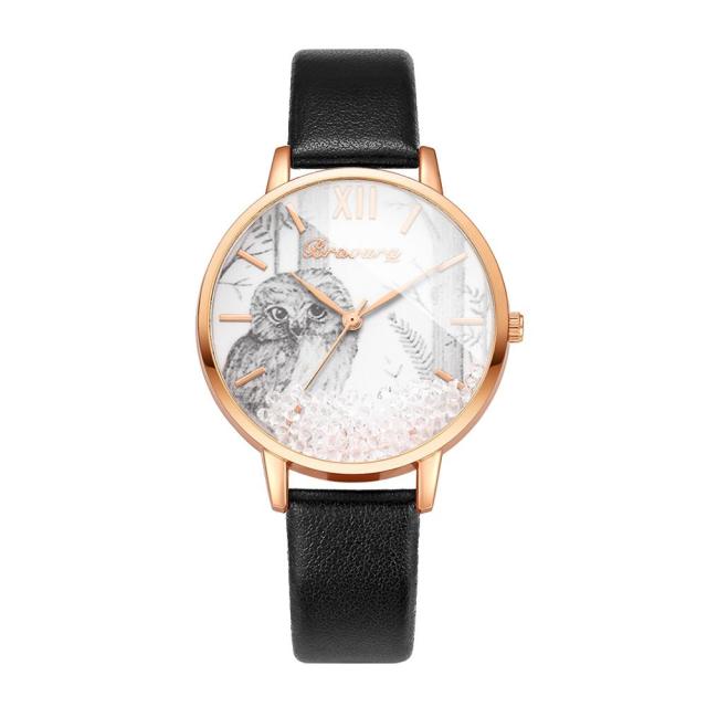 Fashion Removable Rhinestone Stainless Steel Wrist Watch