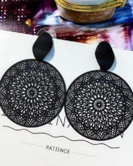 Hollow-out Pattern Pendant Earrings