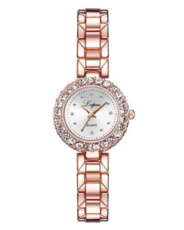 Luxury Diamond Jewelry Quartz Wrist Watch