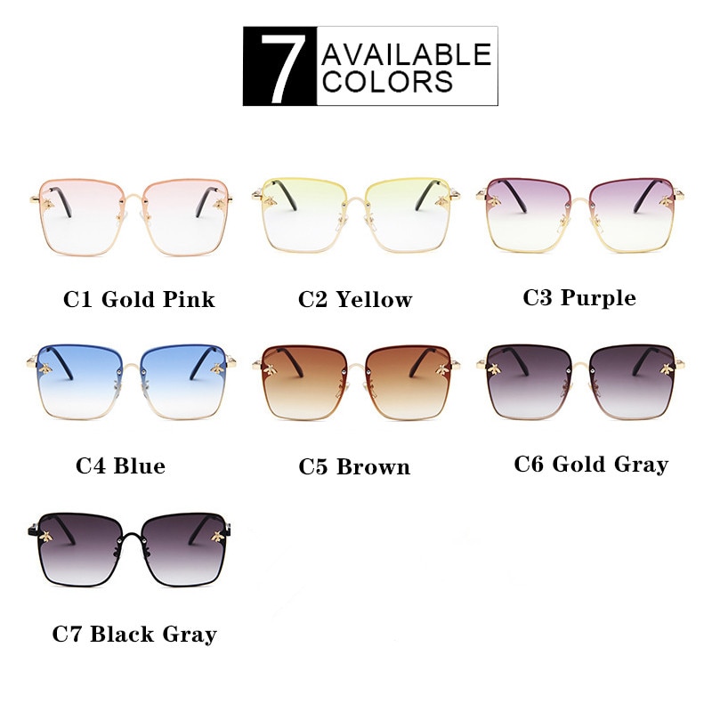Vintage Retro Small Square Sunglasses for Women Brand Designer Fashion 90s  Rectangle Sun Glasses UV400 Shades