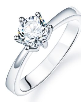 Cubic Zirconia Crystal Wedding Rings