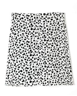 Fashion Leopard Print Vintage Mini Skirt