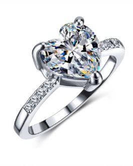 High Quality Shiny Crystal Zircon Rings