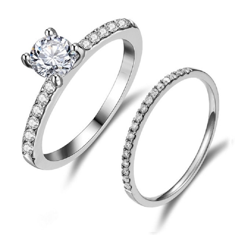 Luxury Crystal Wedding Ring - Power Day Sale