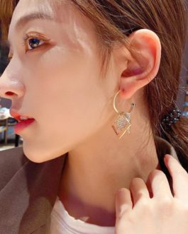 Princess Geometric Drop Earrings