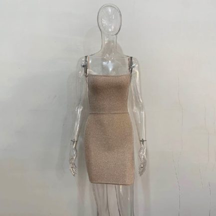 Sexy Backless Bodycon Mini Dress - Power Day Sale