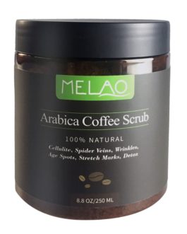 Coffee Body Scrub Natural Coconut Oil Exfoliating Whitening Moisturizing 250g