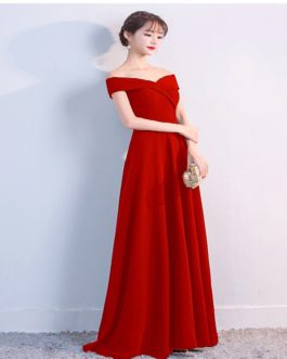New A-line Long Evening Prom Party Dress