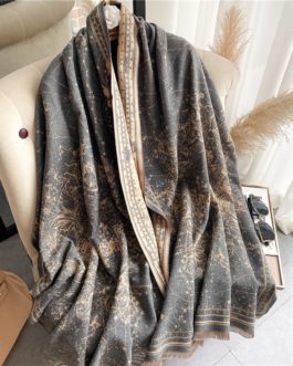 New Cashmere Print Thick Scarf