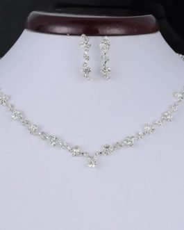Bling Rhinestone Crystal Simple Bridesmaid Jewelry Set