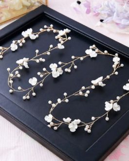 Handmade Wedding Crystal Pearl Hair Accessories