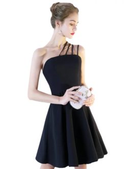 Sexy A Line Sleeveless Short Prom Evening Party Dress