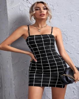 Sexy Backless Tight-fitting Split Fashion Mini Short Dress