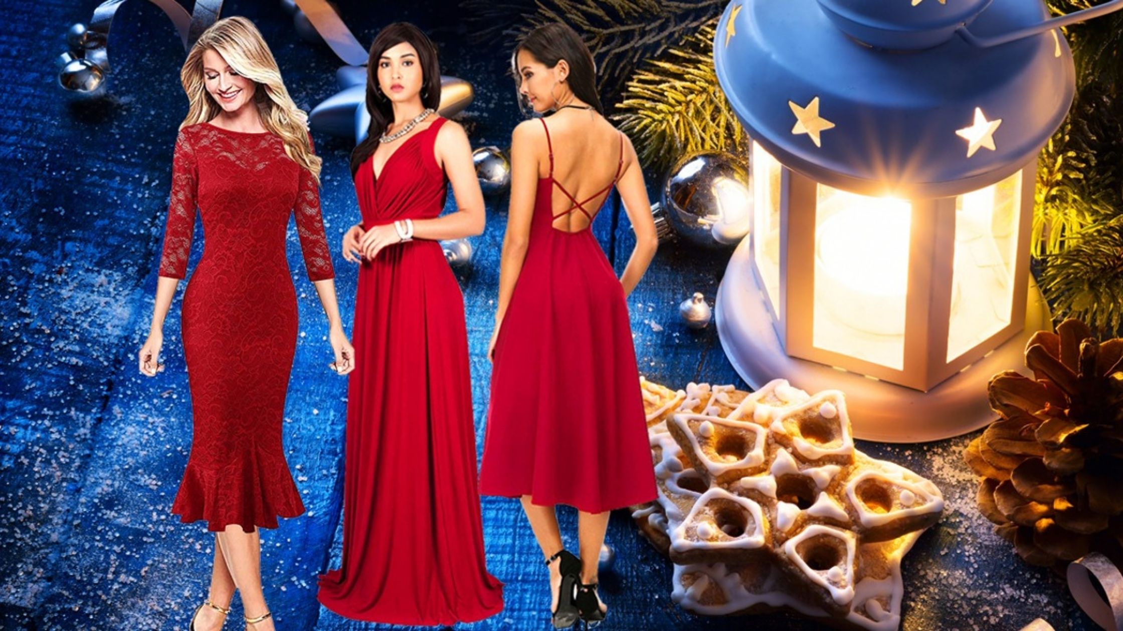 Designer Dresses & Gowns - Christmas