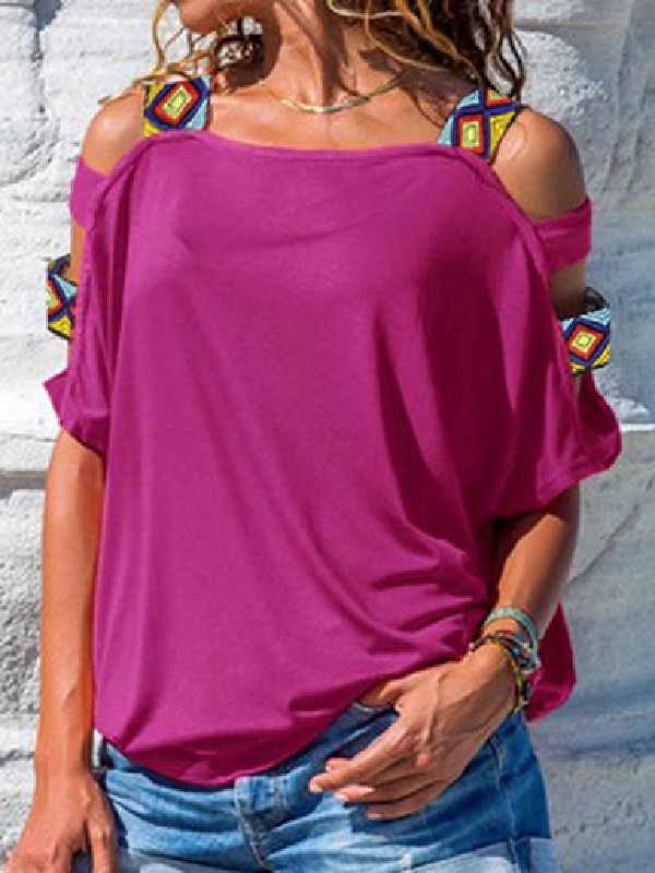 Casual Short Sleeve Blouse - Power Day Sale