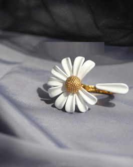 Floral Daisy  Asymmetric Ring Jewelry