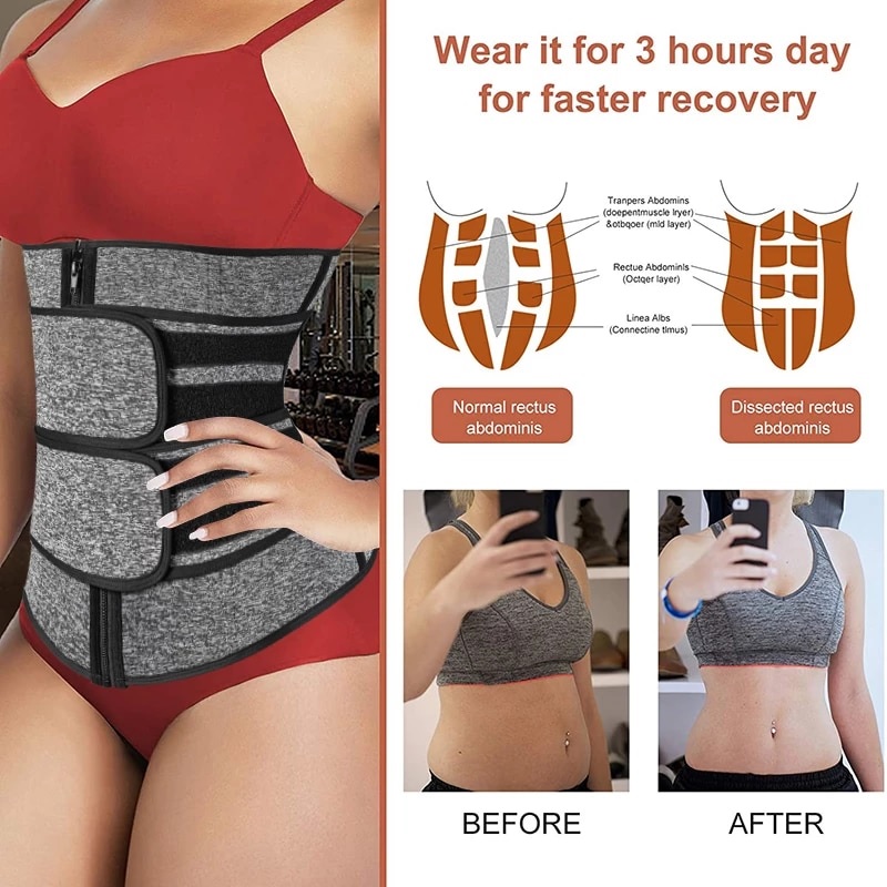 Neopren Waist Trainer Belt Sauna Sweat Body Shaper - Power Day Sale