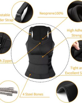 Sweat Neoprene Tank Top Vest with Adjustable Shaper
