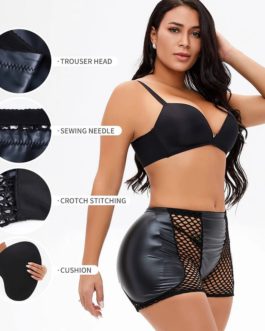 Synthetic Leather Underwear Mesh Sponge Pads Body Shapers