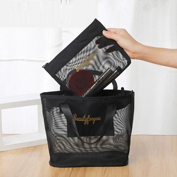 Gold Letters Cosmetic Bag - Power Day Sale