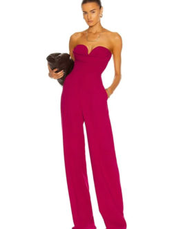 Sexy Strapless Trousers Jumpsuit