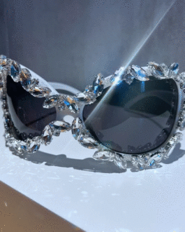Diamond Oversized Punk Sunglasses