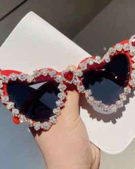 Vintage Sexy Heart Sunglasses For Women