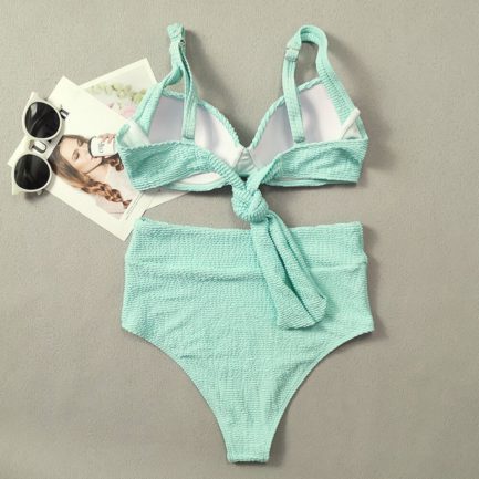 Special Fabric Push Up Bikini Set Two-piece Swimsuit - Power Day Sale