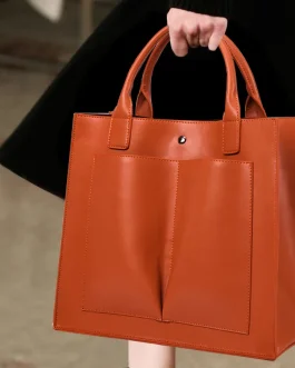 Genuine Leather New Fashion Large-capacity Shoulder Messenger Bag
