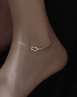 Kiss Fish Anklet For Women