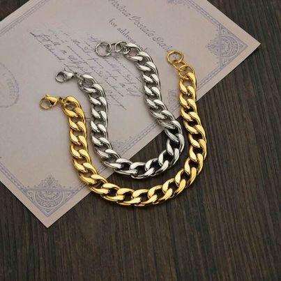 Punk 11.5mm Thick NK Chain Bracelet