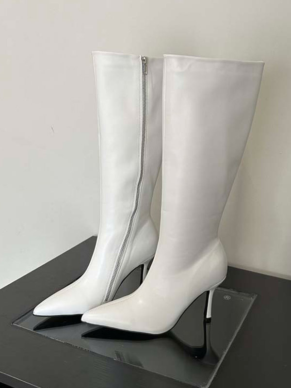 Chic Stiletto Heel Knee Boots