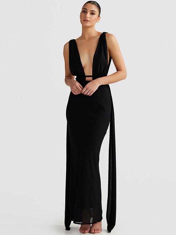 Bodycon Dresses Zebra Print As Image Straps Neck Lace Up Irregular Sexy Sleeveless Pencil Dress