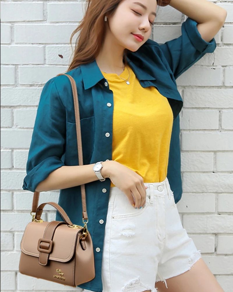 Luxury Designer High Quality Soft Leather Flap Handbags