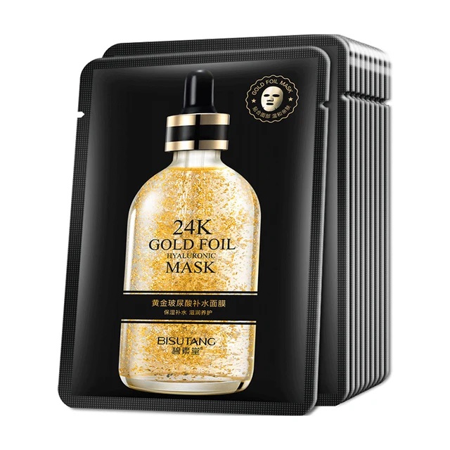 30PCS 24K Gold Skin Care Sheet Mask