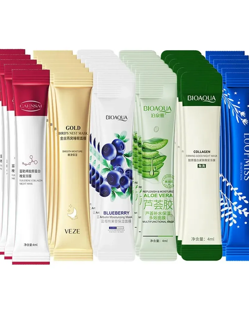 30pcs BIOAQUA Collagen Sleeping Anti-wrinkle Nourishing Sleeping Face Mask No-wash Masks for Face