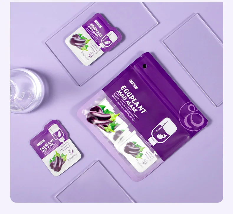 LAIKOU 5pcs Mud Mask Oil-Control Deep Cleansing Whitening Facial Skin Care