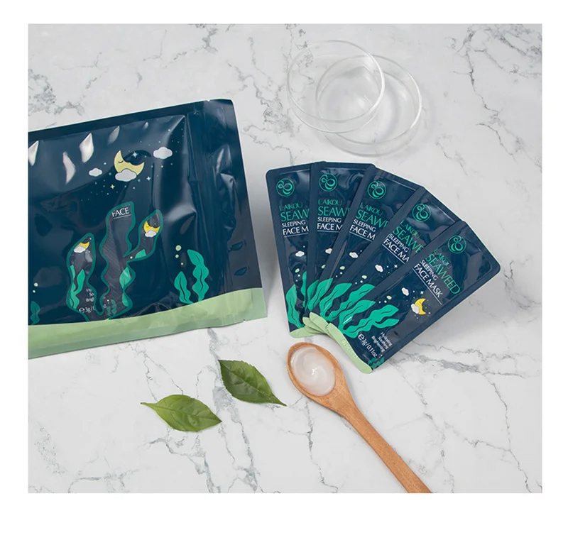 LAIKOU 5pice Sleeping Mask Individual Packaging Nourishing Skin Repair Skin Barrier Face Mask