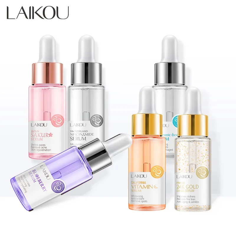 LAIKOU Serum Anti-Aging Hyaluronic Acid Whitening Anti Wrinkle Face ...