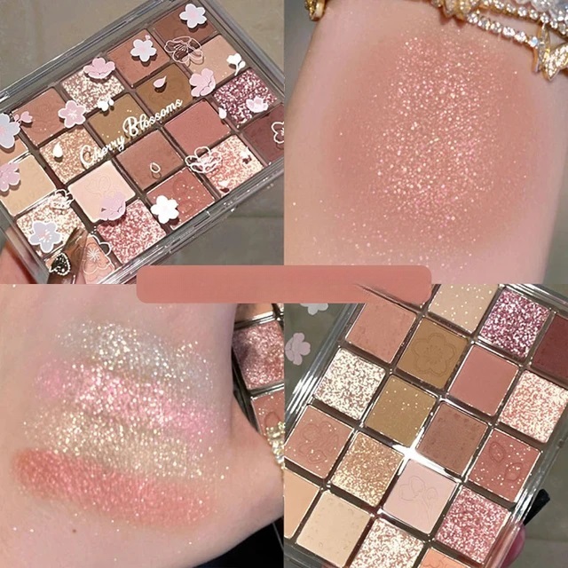 20Color Waterproof Nude Earth Color Matte Glitter Palleted Eye Pigments Eyeshadow Palette