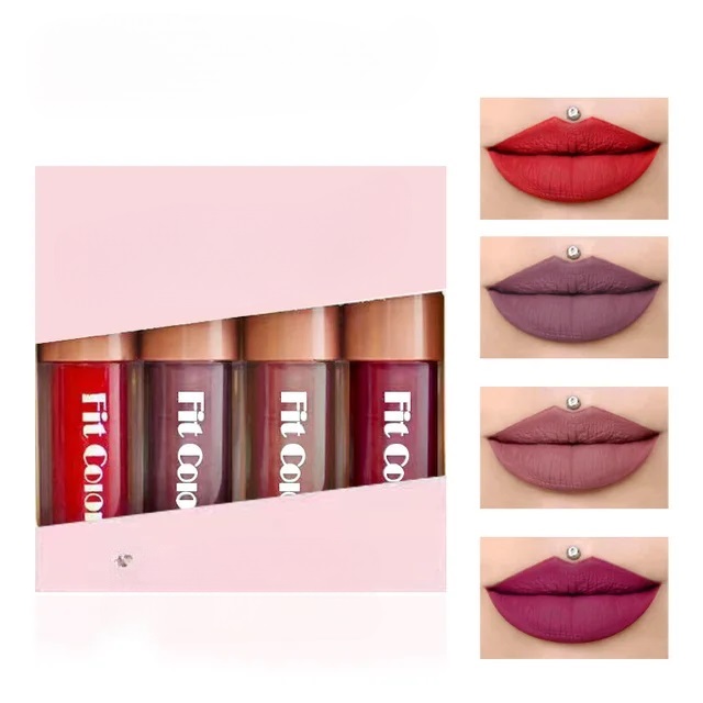Diva's Choice Waterproof Matte Lipstick Set Irresistible Nude Tones