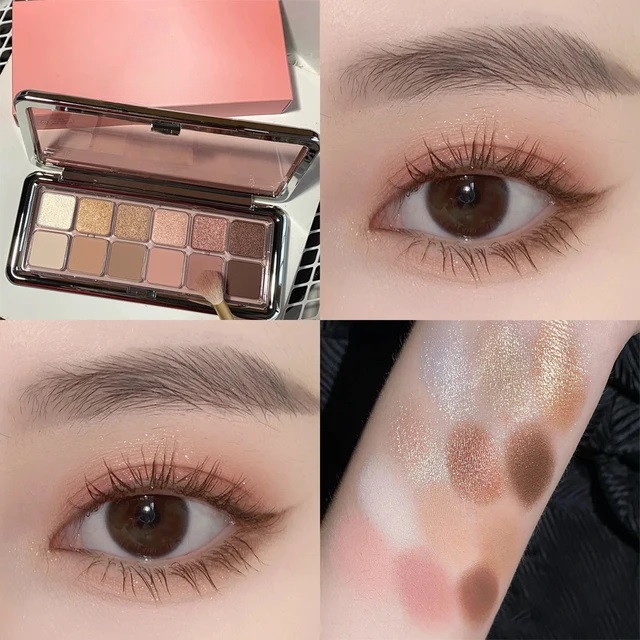 Luxurious Pearly Matte Glitter Eyeshadow Collection