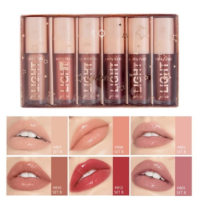 Premier Nude Matte Lip Set 6 Waterproof Liquid Lipsticks for All-Day Poise