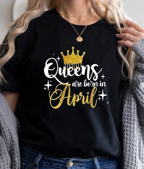 Versatile Birthday Queen Summer T-Shirt for Her