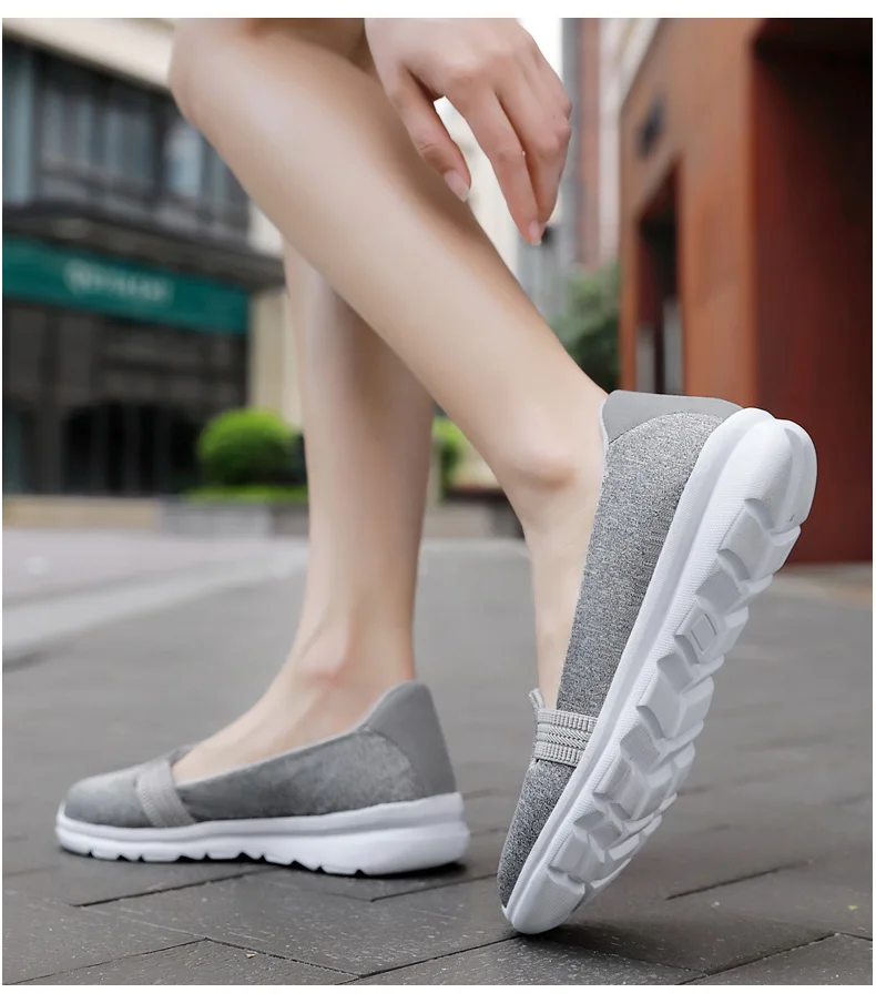 Women Loafers Shoes Comfortable Lady Walking Casual Shoes