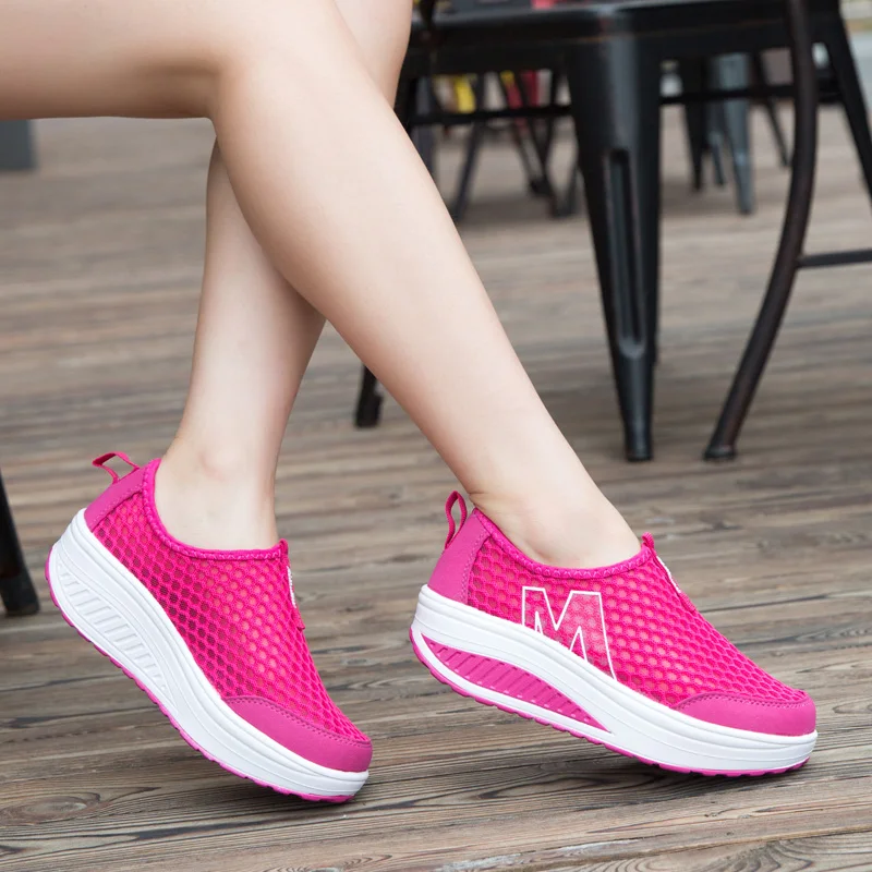 Women Shake Shoes Fashion Lady Walking Shoes Platform Sneakers -1 Women Shake Shoes Fashion Lady Walking Shoes Platform Sneakers
