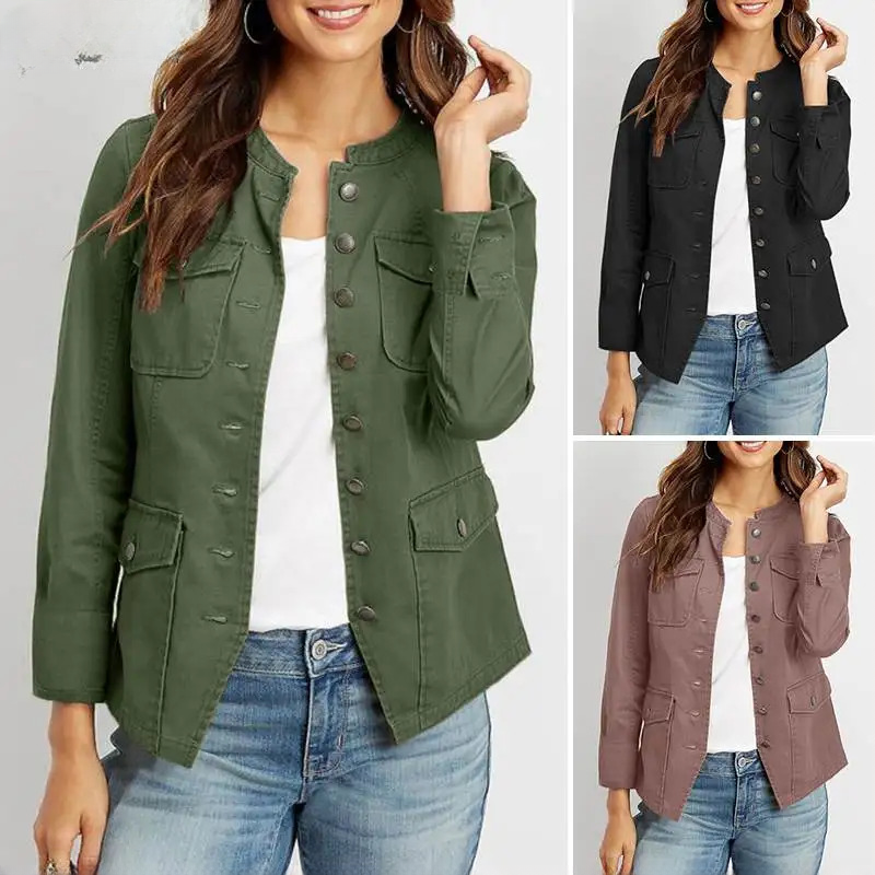 Fashion Long Sleeve O Neck Coats Elegant Party Jackets Oversized Casual Streetwear